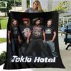Dětská přikrývka s potiskem kapely Tokio Hotel Dětská Hřejivá přikrývka Flanel Měkká útulná deka Rozkládací pohovka Deka Cestovní deka Dárek k narozeninám