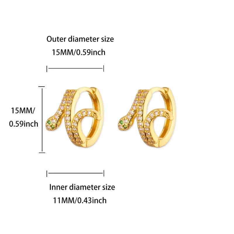 Snake Ear Buckle, Snake Earbone Ring, New Trendy Retro Niche Design Earrings, High-end Earrings, Women