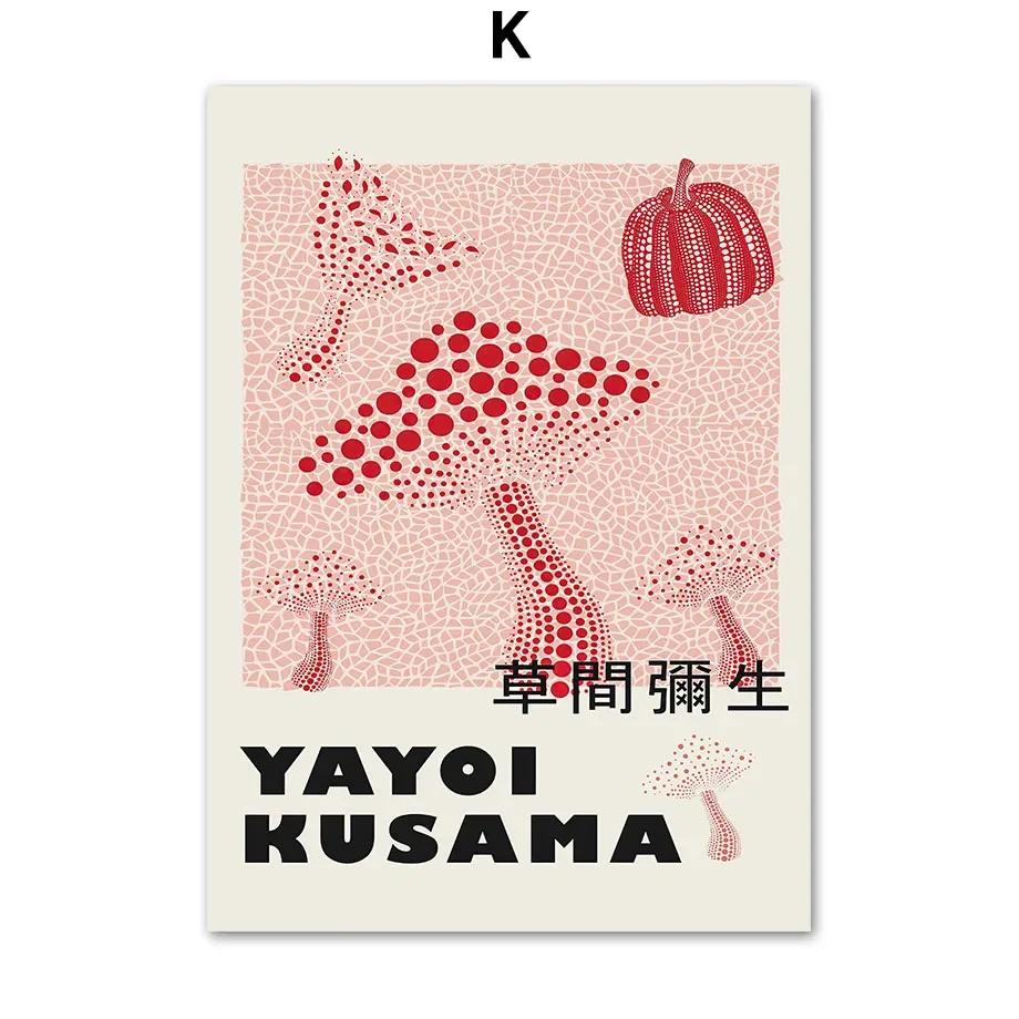 Abstract Picasso Yayoi Kusama Pumpkin Nordic Poster And Prints Wall Art Canvas Painting Wall Pictures For Living Room Home Decor
