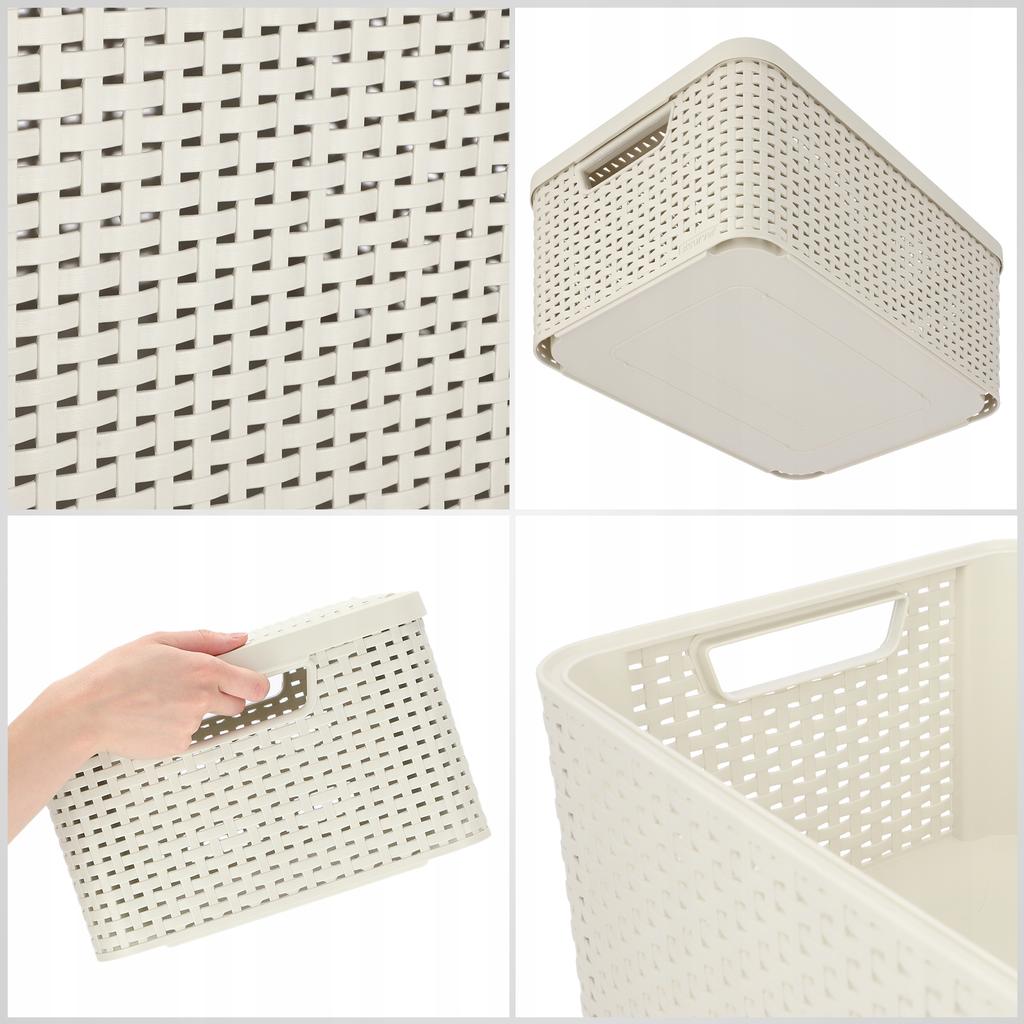 Curver Basket Container With Lid Storage