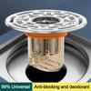 Hair Strainer Odor And Insect Proof Floor Drain Core No Smell Floor Drain Deodorizer Insert For Bathroom Toilet Sewer