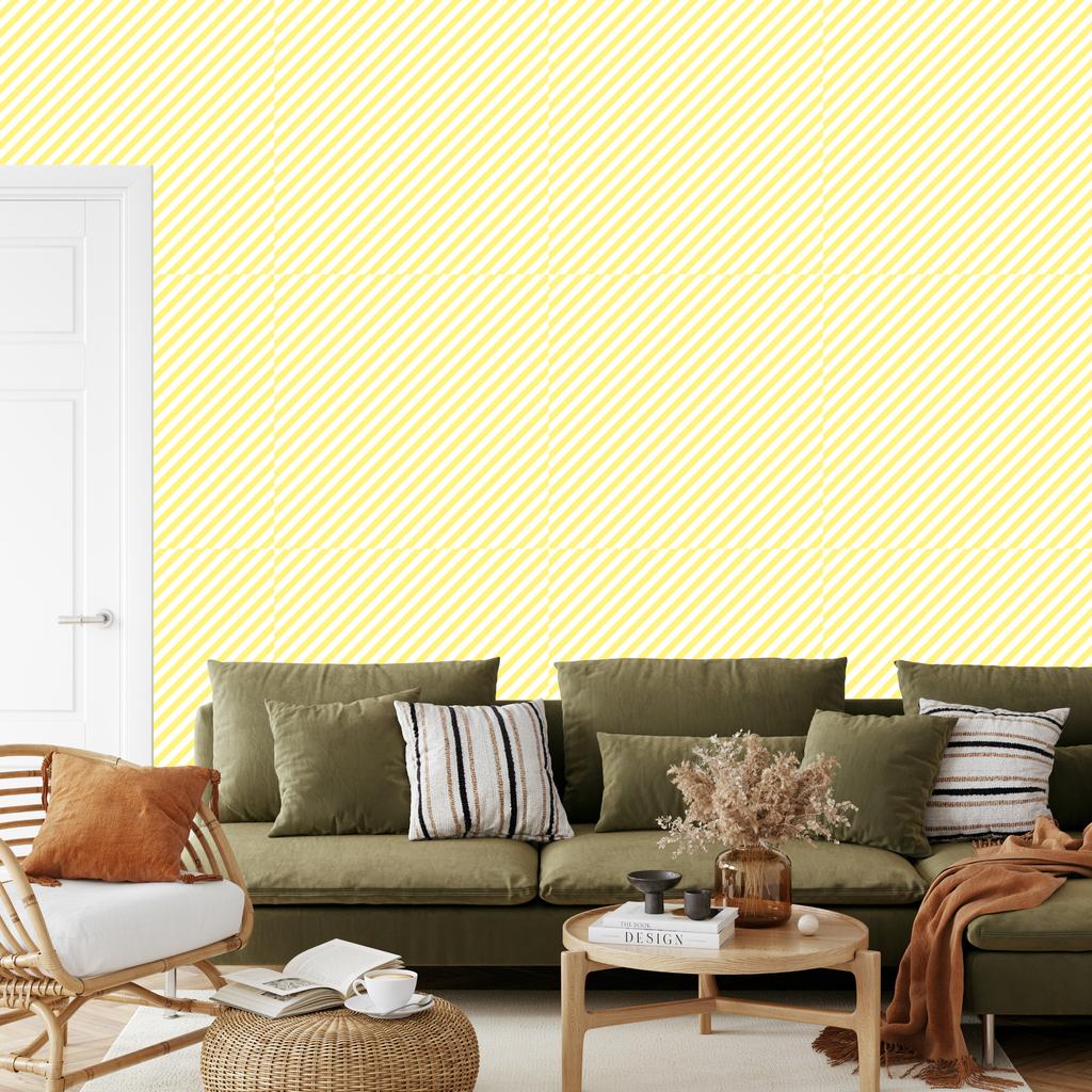 Striped Cream Wallpaper, Top Cream for Living Room and Bedroom 50x1000