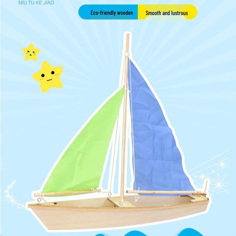 Dongtinghao DIY Деревянная модель парусника для детей - Самоходная модель парусника, поделка-игрушка Other