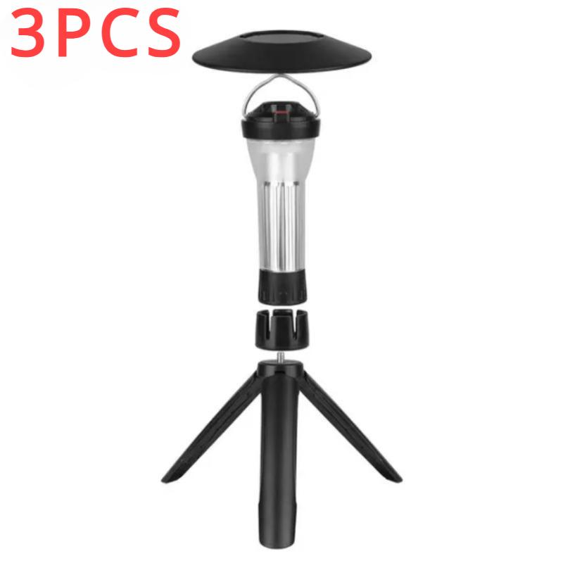 5PCS  Mini Portable LED Outdoor Camping Lantern Emergency Light Echargeable Torch Light With Magnetic Base Camp Gear