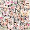 European and American Lolita Doll Journal Stickers - 47 Sheets of Butterfly Girl Patterns