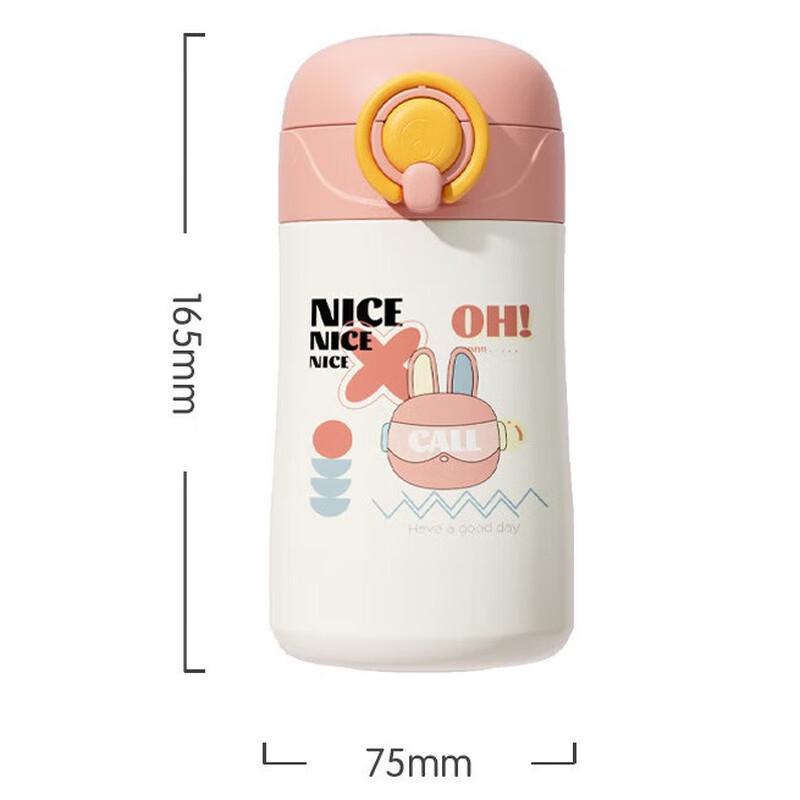 Stylish Kids Insulated Straw Water Bottle