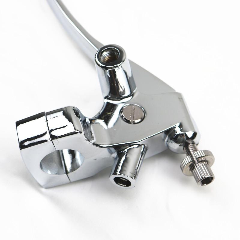 Chrome 1" Brake Clutch Lever For Harley Honda Kawasaki Suzuki Yamaha VT VTX Rat