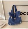 Large capacity tote bag woven bag summer shoulder bag women's hand-woven bag new holiday beach bag