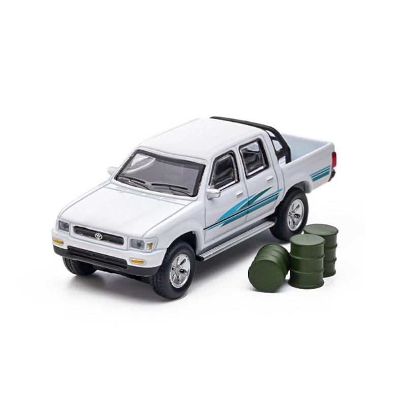 

1:64 Белый Hilux Пикап Модель Игрушечного Металлического Автомобиля BN