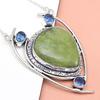 Lemon Chrysoprase Gemstone Mother's Day Jewelry Necklace 20 in