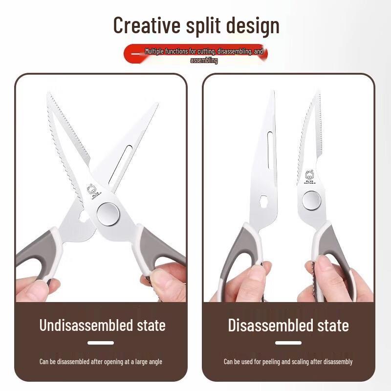 Zhishi Multifunction Kitchen Stainless Steel Scissors