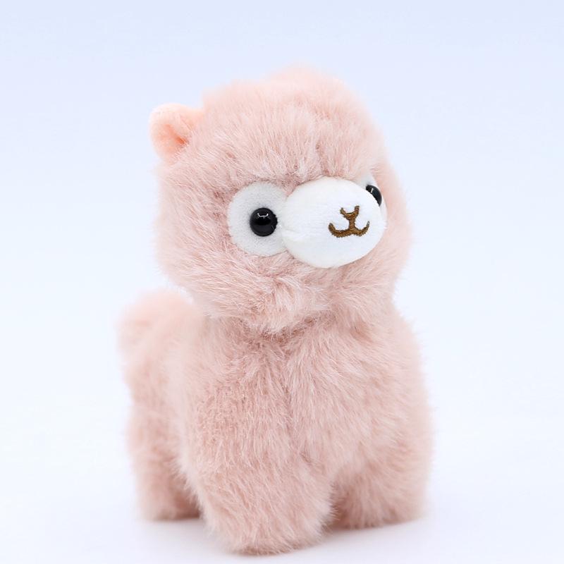 Portachiavi e Ciondolo Pecorella in Peluche Alpaca-Cashmere - Mascotte Coppa del Mondo USA/Canada/Messico
