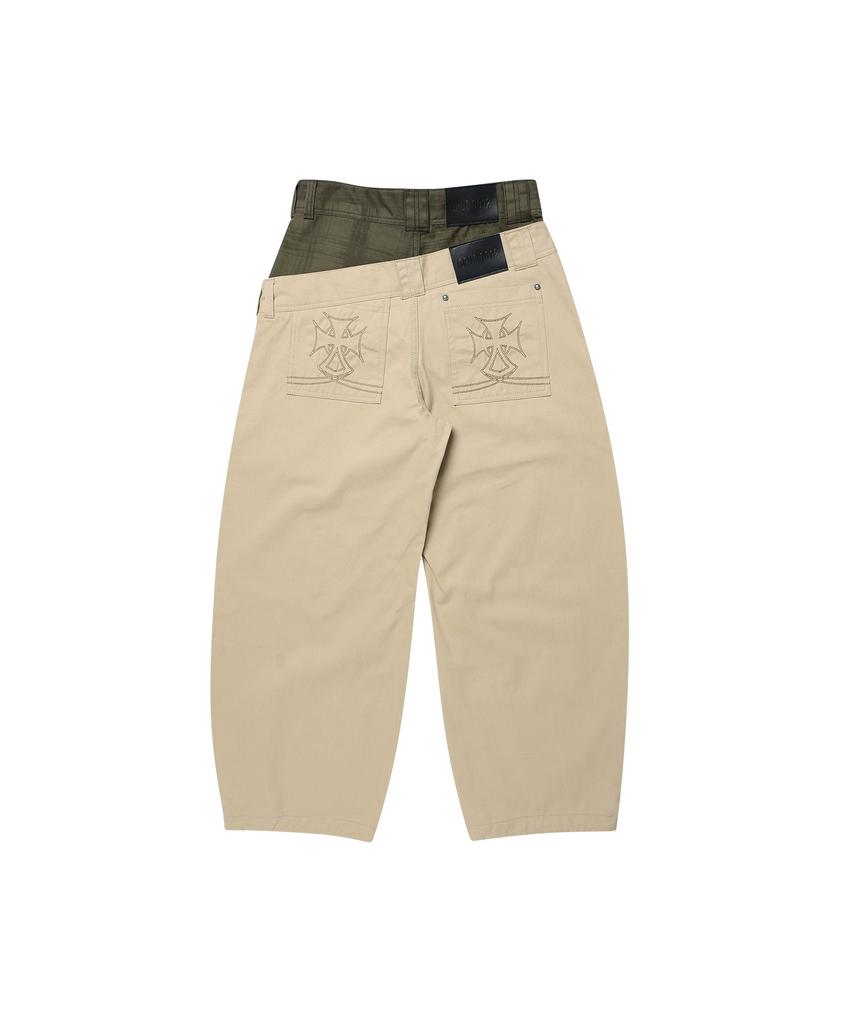 Opeoseu0012 Op. 08 Dual Oblique Cotton Pants Beige