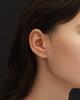 Anotherlayer 3Mm Bezel Stud - Gold (Silver925)