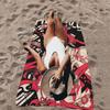 Demon Slayer Nezuko Kamado Cartoon Microfiber Printed Beach Towel Mountain Climbing Yoga Beach Swimming Running Absorbent Towel