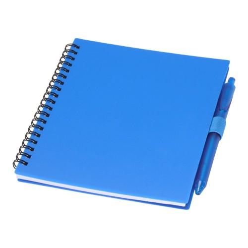 Floso Niove Soft Cover Recycled Plastic Notebook & Pen Set