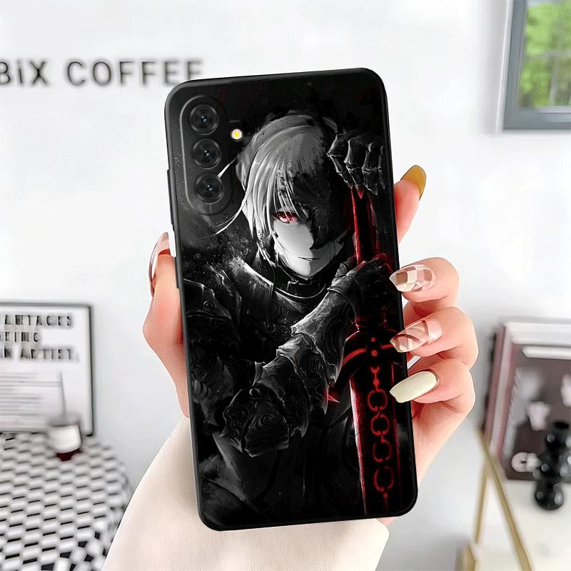 Fate Zero Stay Night Saber Soft Phone Case for Samsung A17 A37 A57 A16 A26 A36 A56 A15 A25 A35 A55 A14 A24 A34 A54 A13 A23 A33 A