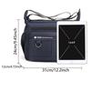 Multi Pockets Casual Crossbody Bag Crossbody Storage Bag Vintage Men Satchel Bag  Working