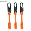 1/3/5Pcs Portable outdoor bag zipper handle woven outdoor bag zipper buckle pendant backpack clothes zipper rope