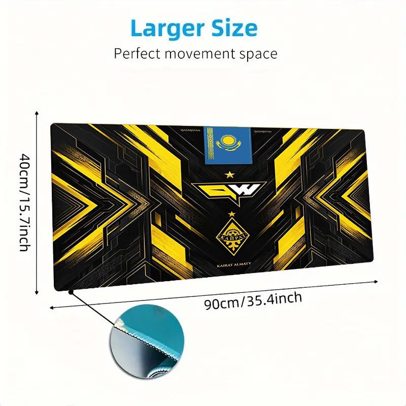 Kairat Almaty Color Mouse Pad Large Gaming Table Cushion Non-slip Laptop Tablet Big Mousepad XXL Mat Mini PC Playmat With Lock edge