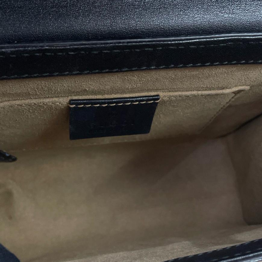 [Pre-Owned] Padlock Moonlight Treasure Box Series Metal Lock Logo Canvas And Leather Crossbody Bag Small - Very Good #1HMLEZZ