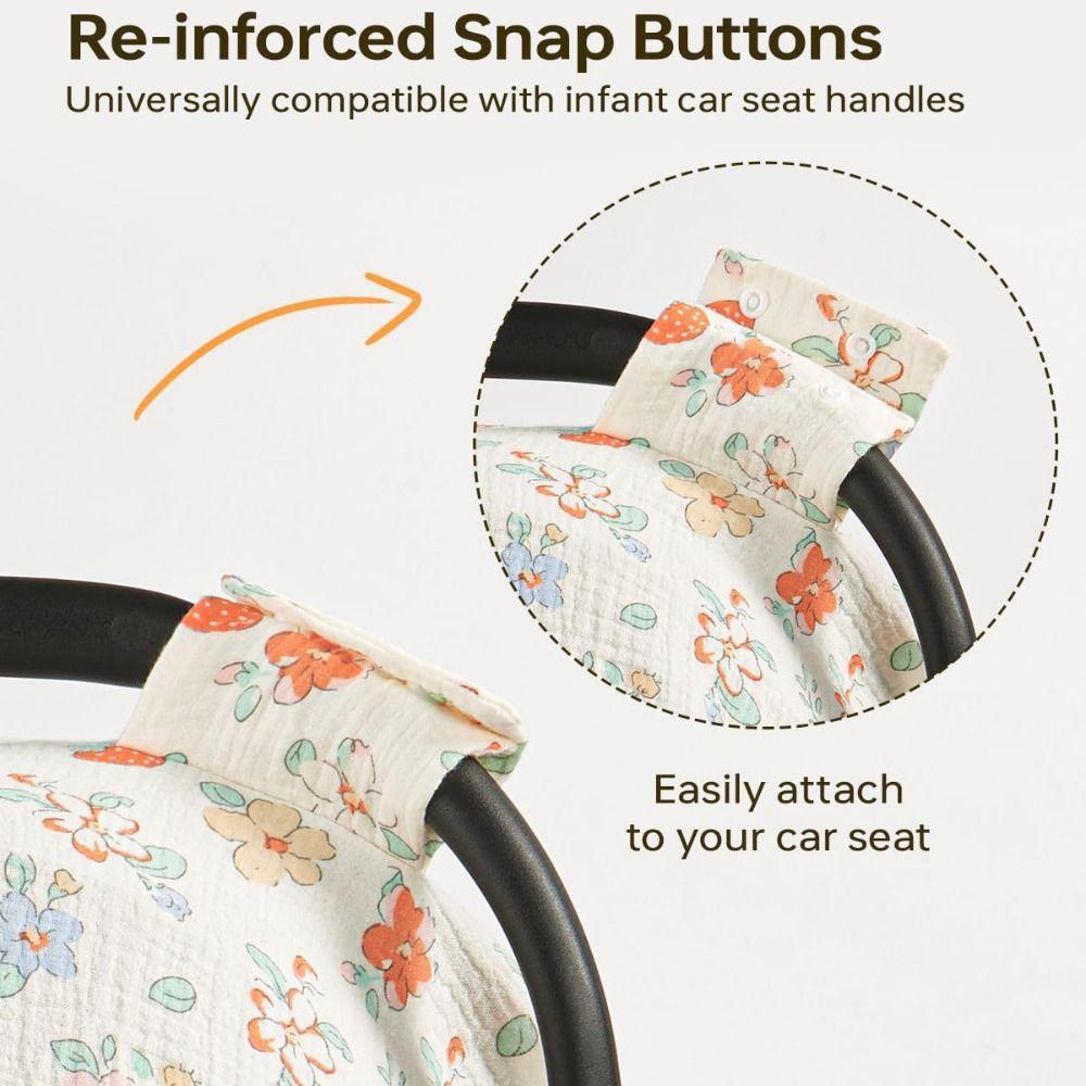 Sun Protector Stroller Cover Soft Breathable Sun Protector Cover Car Seat Canopy  For Boys Girls