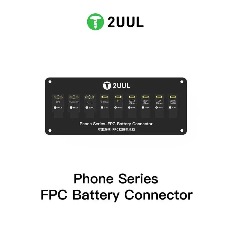 

2UUL BT03 Phone Series FPC Battery Connector for Phone 6 7 8 X XS XR 11 12 13 14 15 16 PRO MAX PLUS MINI