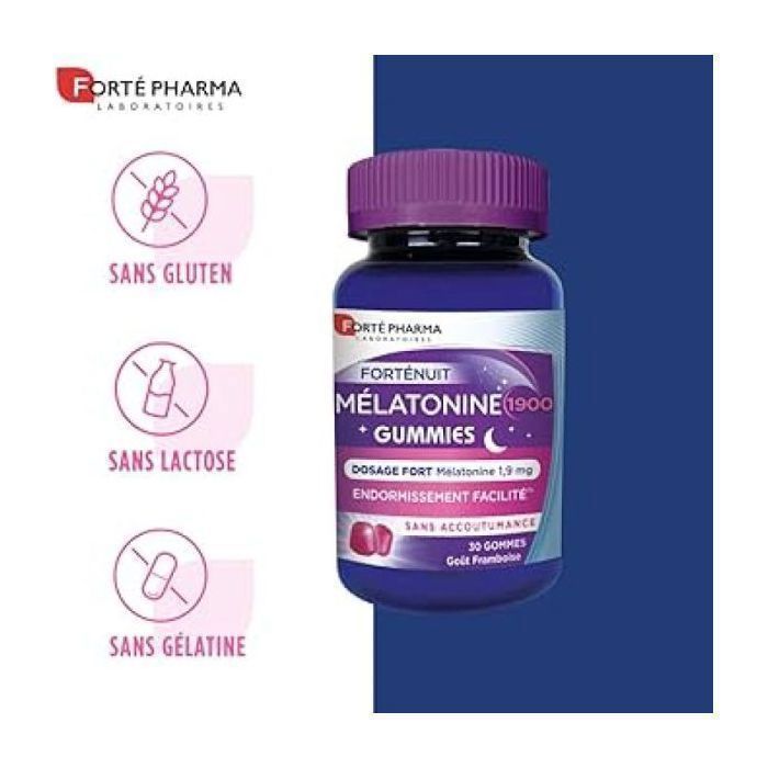 Forté pharma forténuit Melatonin 1900 Gummis - 30 Gummis