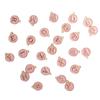 26pcs / Bag   English Letter Pendant Metal Round Pendant for Jewelry Making Craft