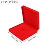 Luxury Velvet Jewelry Display Case Solid Color Portable Jewelry Packaging Box Ring Earring Necklace Holder Gift Box