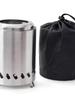 Stainless Steel Portable Smokeless Wood Stove with Legs for Camping & Outdoor Bonfires
