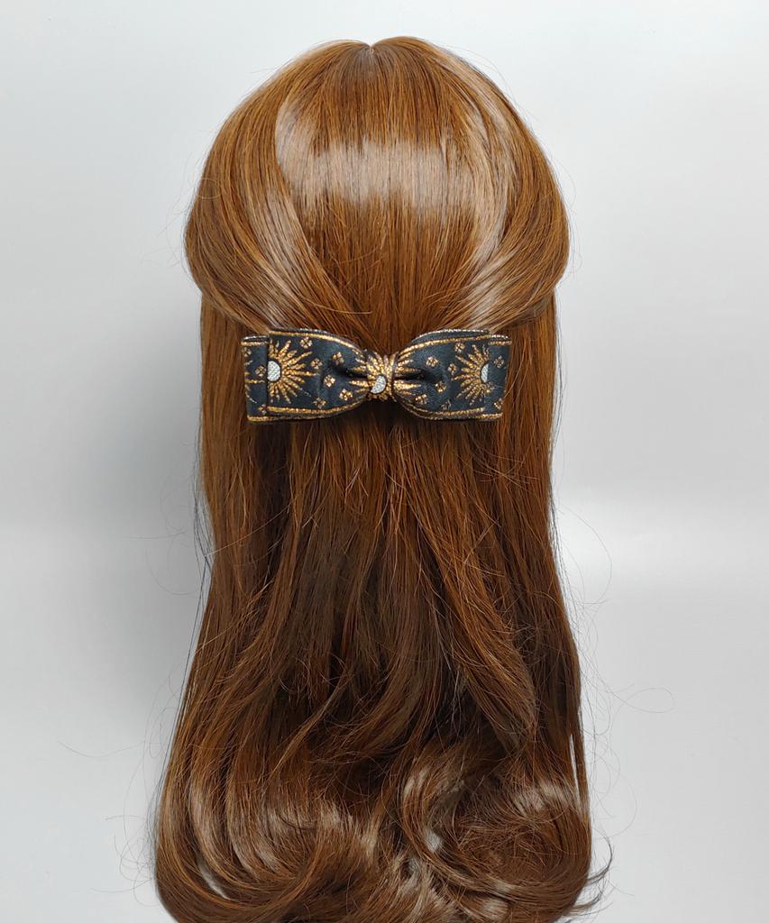Maia Retro Pearl Hairpin - Brown