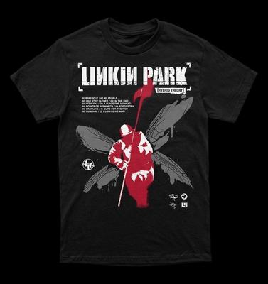 Linkin Park Hybrid Theory Grafisk Kortärmad för Fans Storlek S-5XL Unisex T-shirt