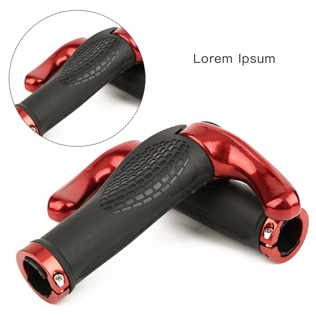 Fahrradlenkerabdeckung Mountainbike Rennrad Lock-on Griff Lenkergriff Set Rot