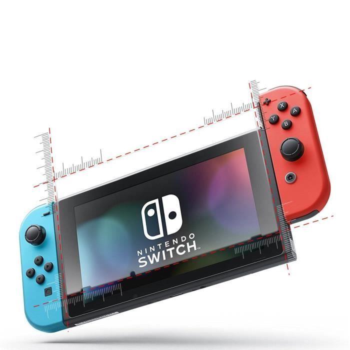 Gehärtetes Glas für Nintendo Switch [2er-Pack] Schutzfolie Widerstandsfähig Glas Schutz Kratzfest Phonillico®