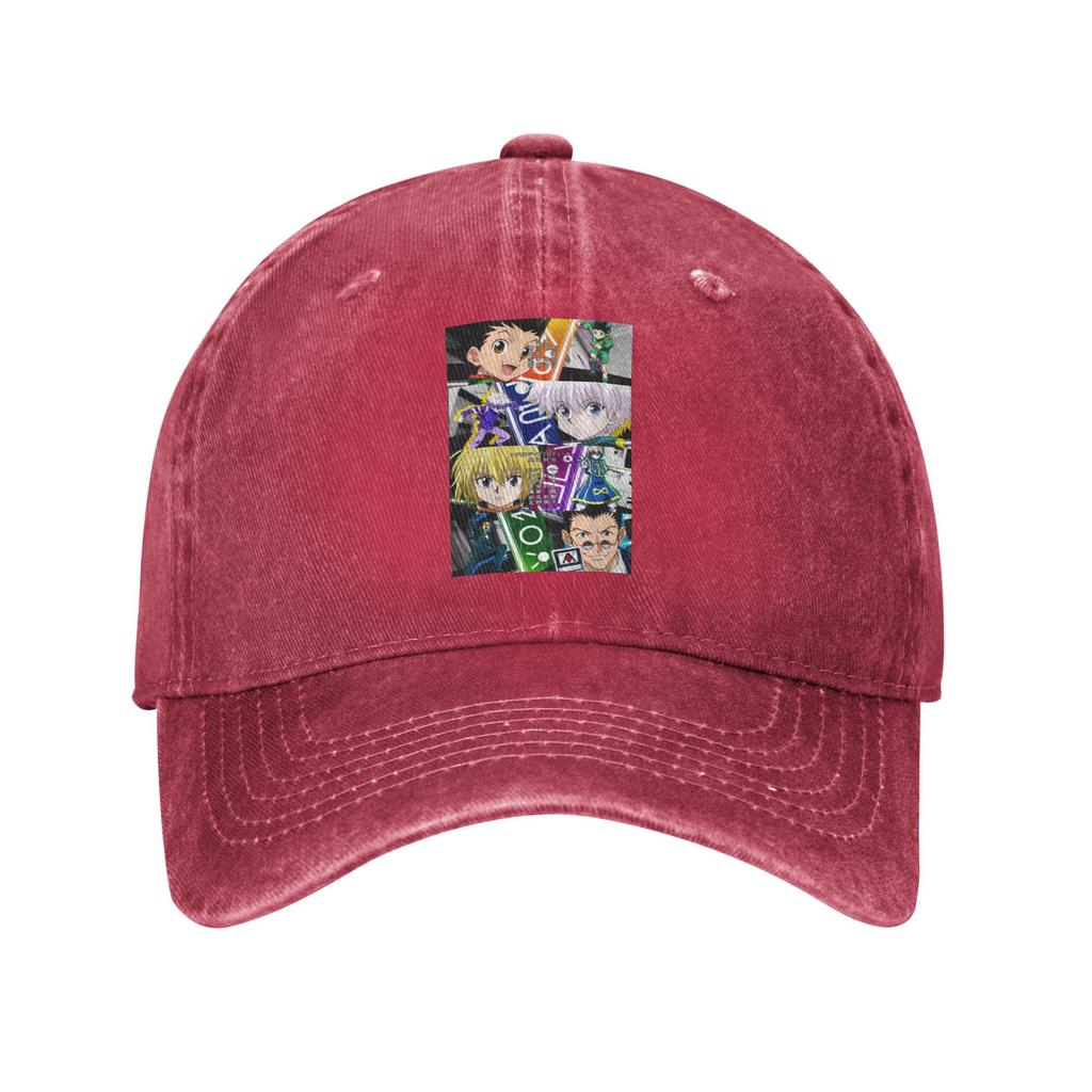 Anime HXH Hunter x Hunter Denim Cap Casual Baseball Caps Adjustable Hat Summer Unisex Baseball Hats