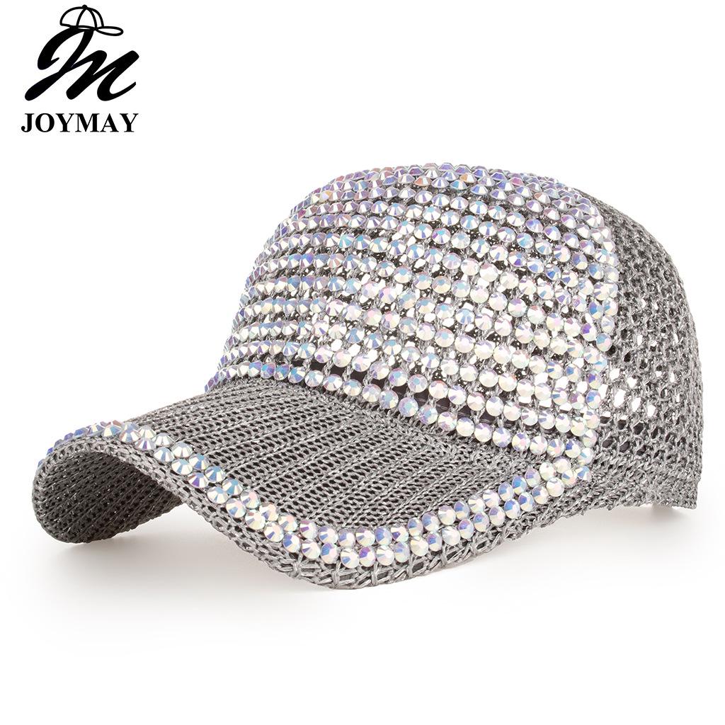 Cappellino da Baseball da Donna Completamente Ricoperto di Diamanti - Primavera/Estate B694