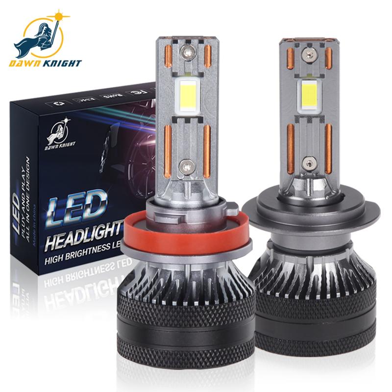 

DAWN KNIGHT 140W K5C PLUS H7 H11 H1 H4 Светодиодная лампа для фар 4300K LED HB3 HB4 Двойная медная трубка Светодиодный комплект для автомобиля 12V 2 шт. 9012(HIR2)