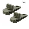 2pcs 2.5*8.5*3cm Camping Tent Clips 4 Colors Rotate Jaw Grip New Tarpaulin Fixing Snaps