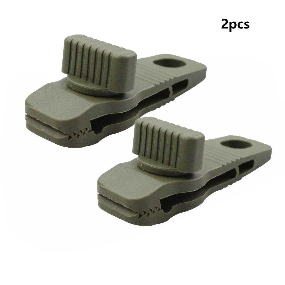 2pcs 2.5*8.5*3cm Camping Tent Clips 4 Colors Rotate Jaw Grip New Tarpaulin Fixing Snaps