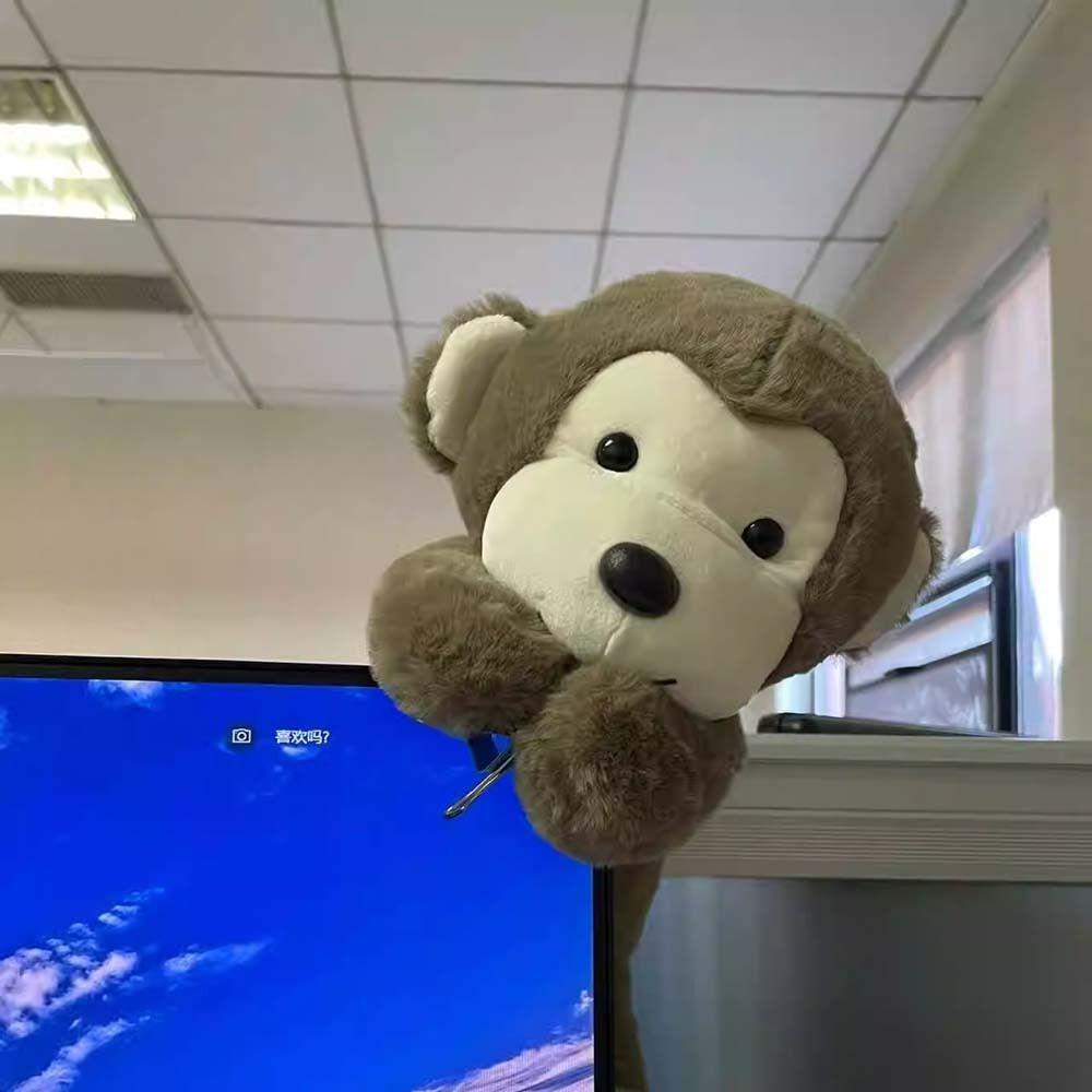 Stuffed Pillow Plush Monkey Toy Wild Animals Monkey Stuffed Animals Baby Appease Doll