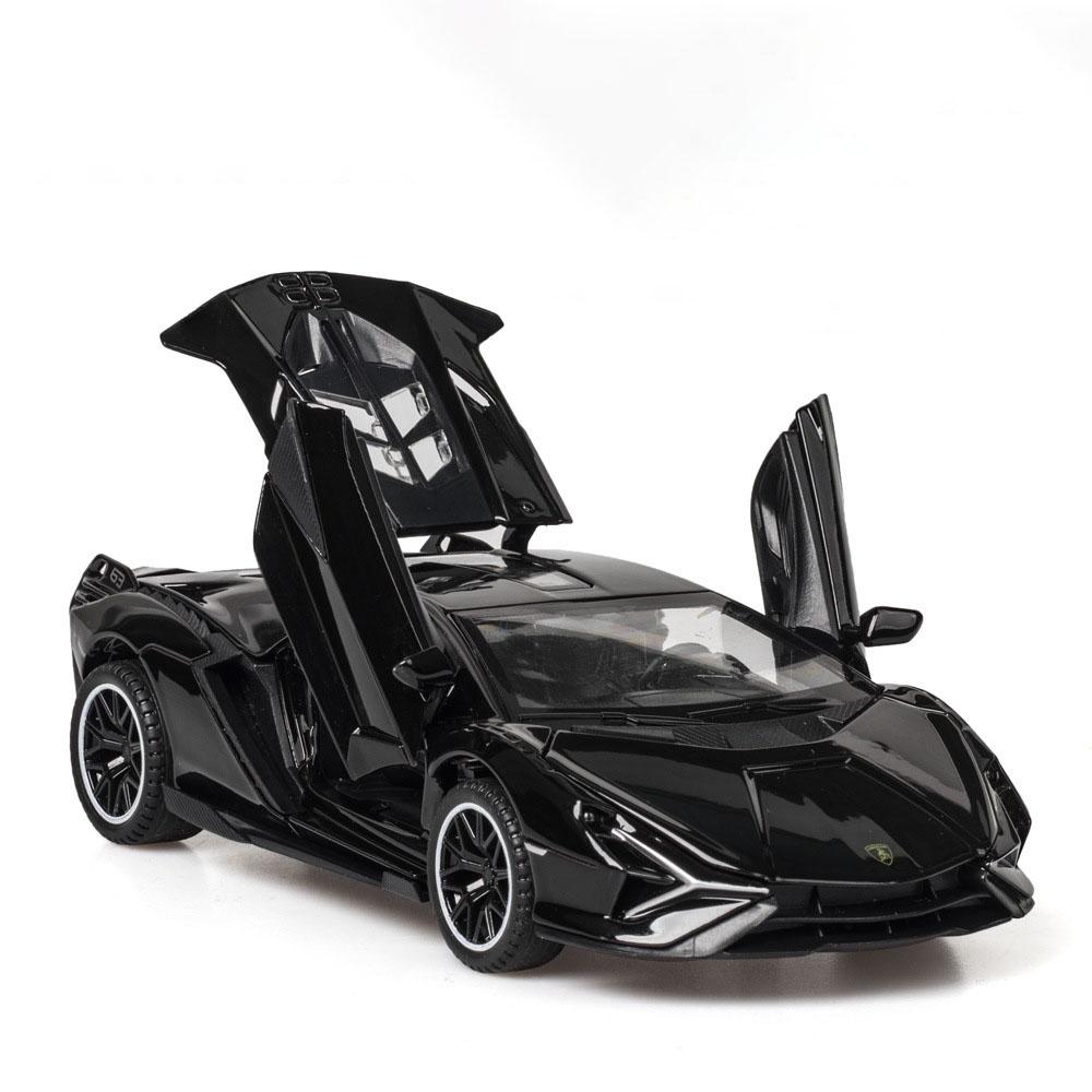 1:32 Scale Sian FKP37 Alloy Car Model Toy Metal Diecast Simulation Light Sound Pull Back Roadster Models for Kids Holiday Gifts