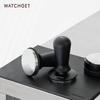 Watchget Espresso Tamper, 58mm Coffee Tamper with Flat Base, Stainless Steel, Spring-Loaded Tamper, Adjustable Depth, and Scale, Fits 58mm