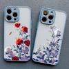 Rose Flower Phone Case For iPhone 11 Case iPhone 15 14 Pro Max 11 12 13 Pro Max Mini XR XS X 7 8 14 15 Plus SE2 Shockproof Cover