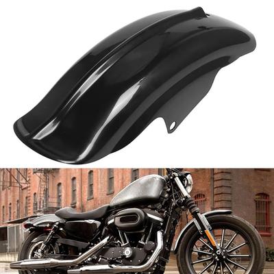 Neckgeart Motorcycle Fender Back Cover Rear Fender Splash Guard Bobber Race Racer Motorcycle Parts Compatible/Replacement (Black)