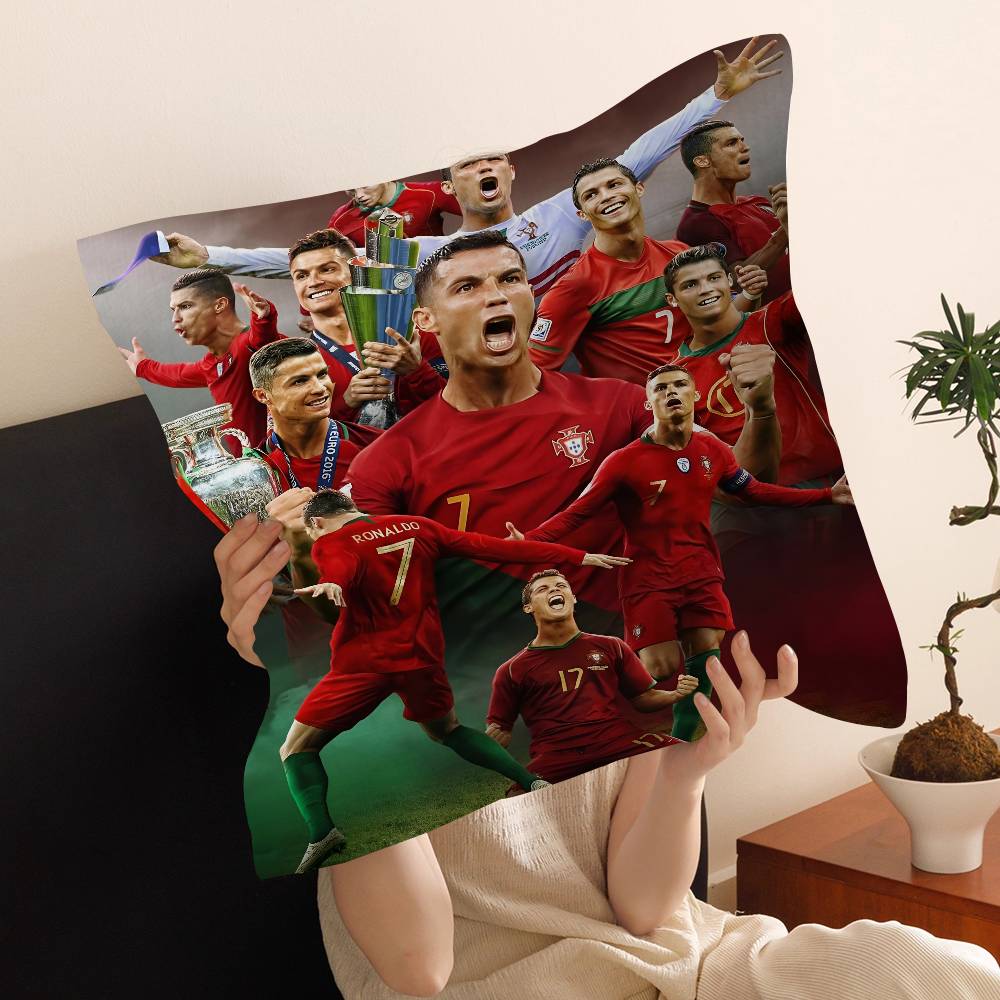 Football Star Number Personalized Pillow Cover Kids Bedroom Wild Party Decor Pillowcase kid Birthday shower Gift