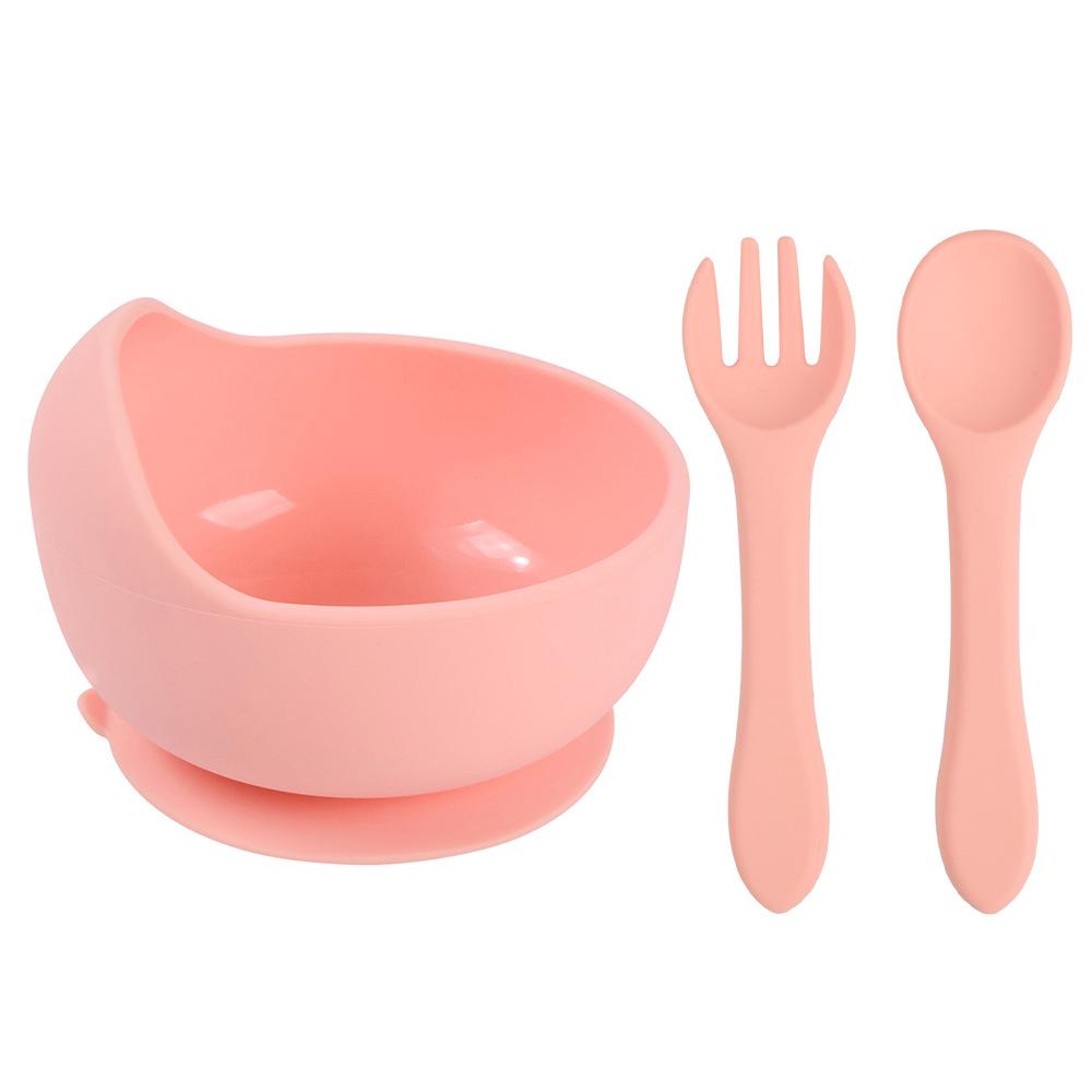 Silicone Suction Baby Bowl & Spoon Set for Feeding and Training