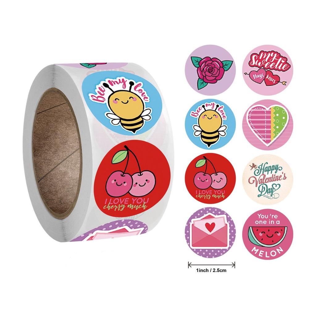 Stickers 500 Pcsroll Face Encouragement Reward Sticker Children Toy Decoration Sticker Label