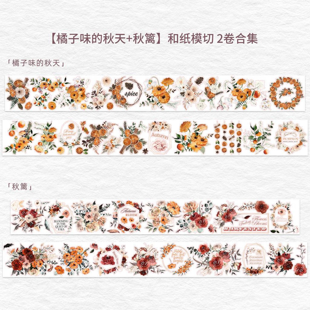 Washi Tape PET Die-Cut INS,WT Autumn SeasonJournal