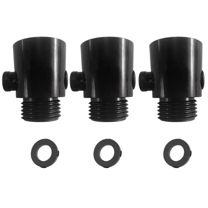 3pcs G1/2 Shower flowing Control Valves Corrosion Resistant ABS Valves Hand Sprays Water Control Valves set for Bathrooms